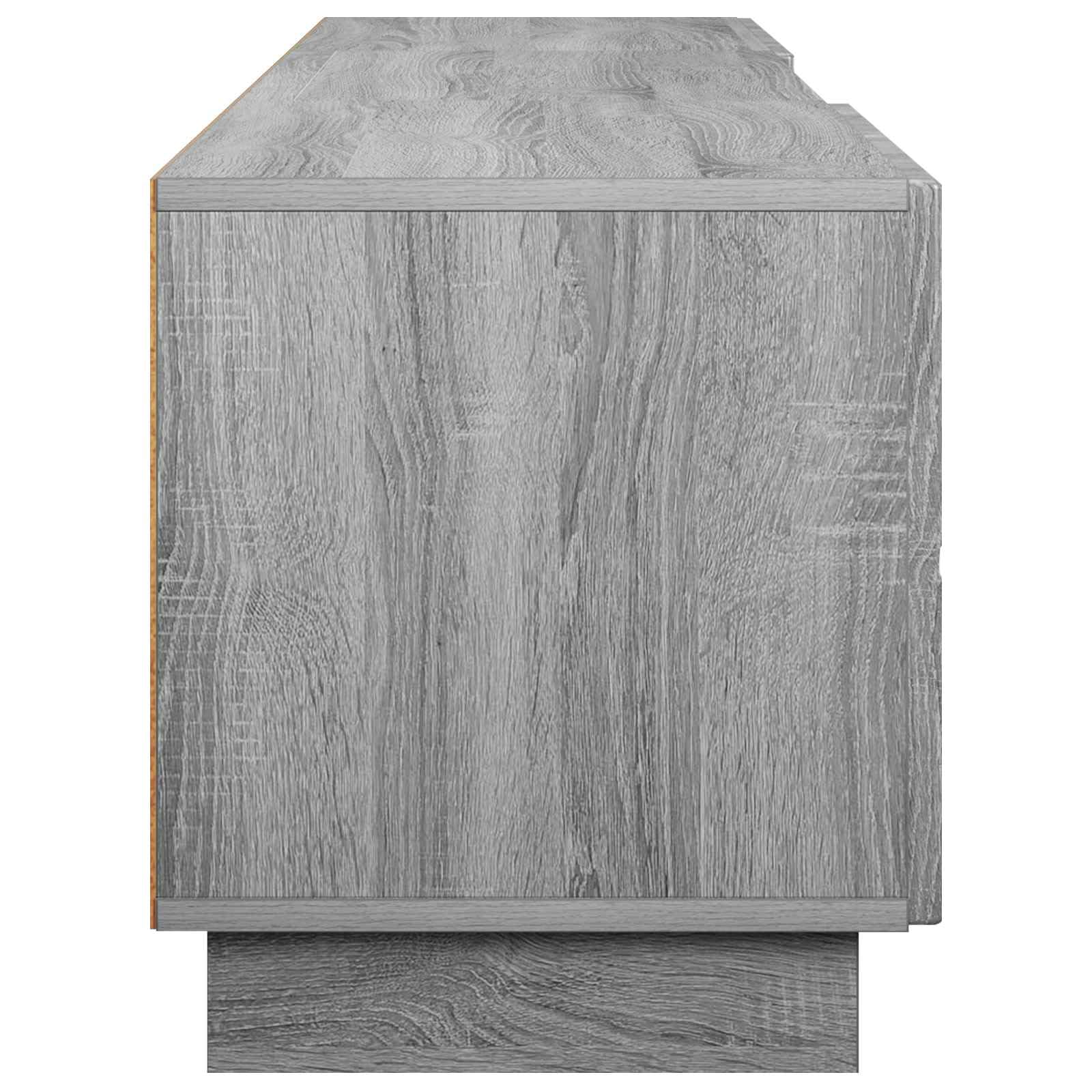 vidaXL Supporto TV 179.5 x 34.5 x 40 cm Sonoma grigio