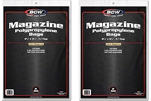 BCW Thick Polypropylene Magazine Bags - Store Your Treasures Right
