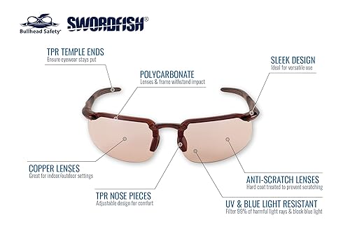 Miniatura 10 de Bullhead BH10613 - Lentes de seguridad, talla única