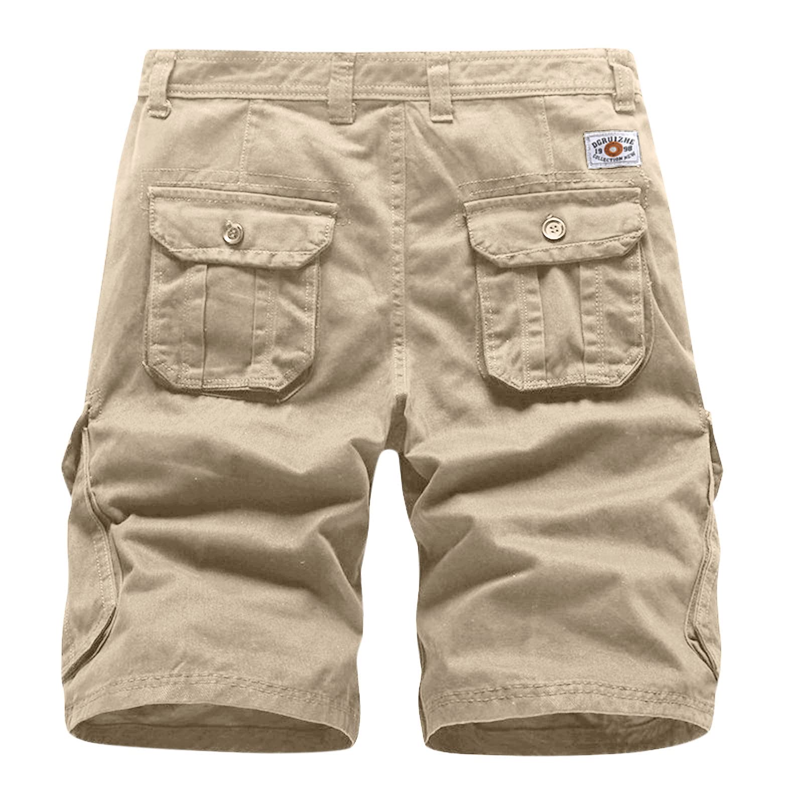 Short Cargo Homme - Coton Décontracté - Poches Utilitaires - Sport Montagne