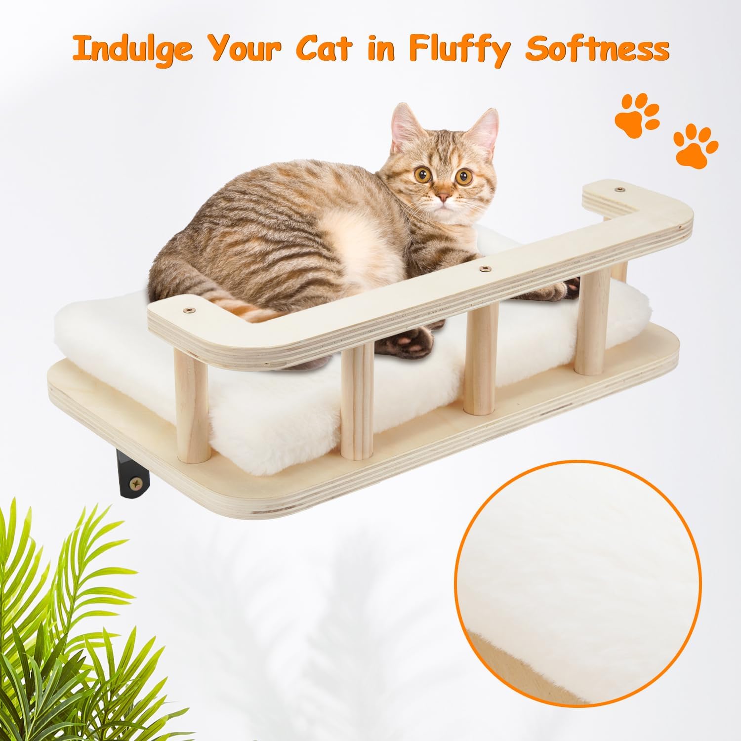 review Cat Wall Shelves with 5 Steps, Cat Shelves and Perches for Wall, Cat Wall Furniture Cat Climbing Shelf for Indoor with Plush Covered, Gift for Medium/Small Cat (Gray Steps, 1pack)