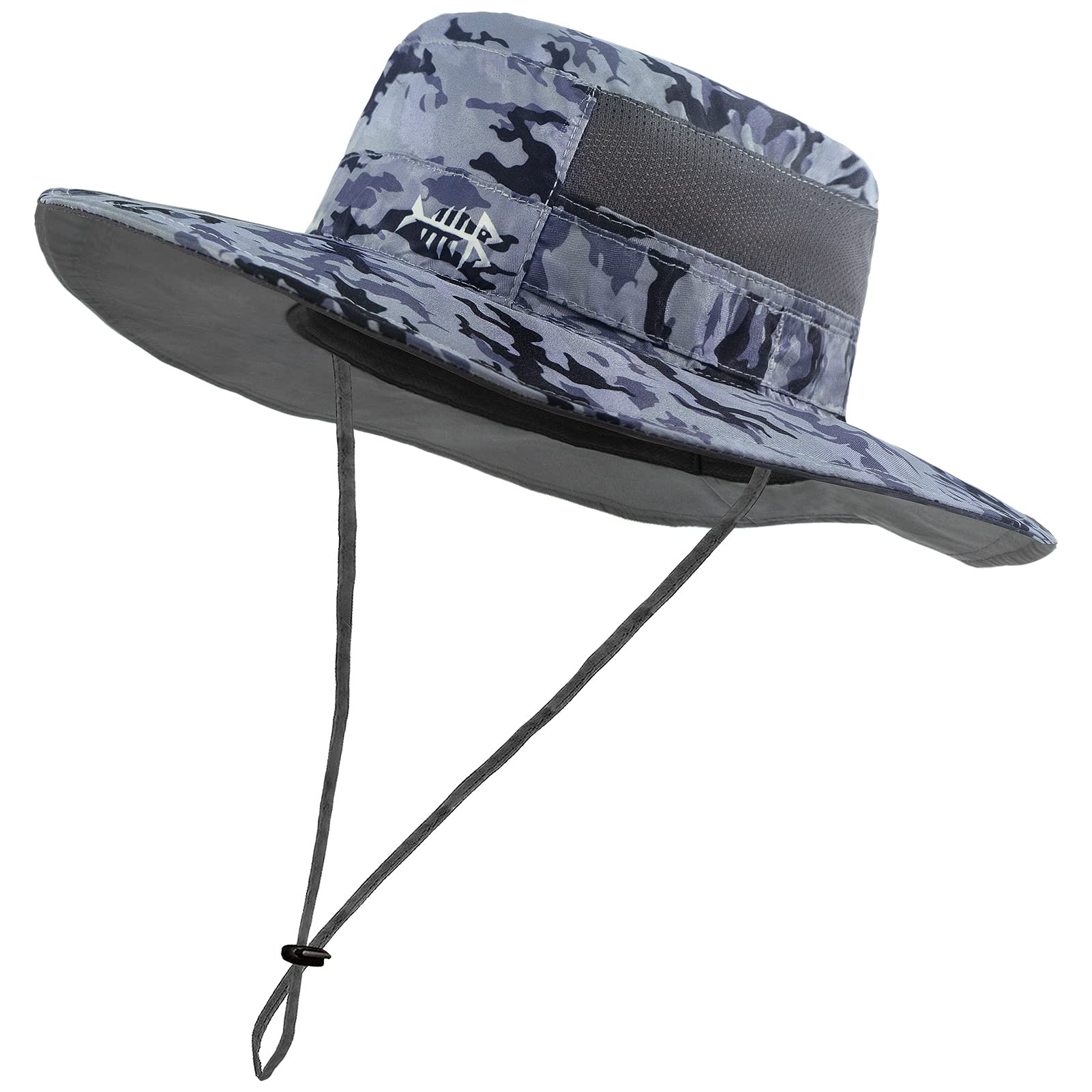 Bassdash UPF 50+ Sombrero de Pesca Solar Resistente al Agua con Solapa de Cuello Desmontable — view 25