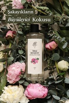 Rebul Bouquet Kolonya Seti, 250 ml + 100 ml, Cam Şişe