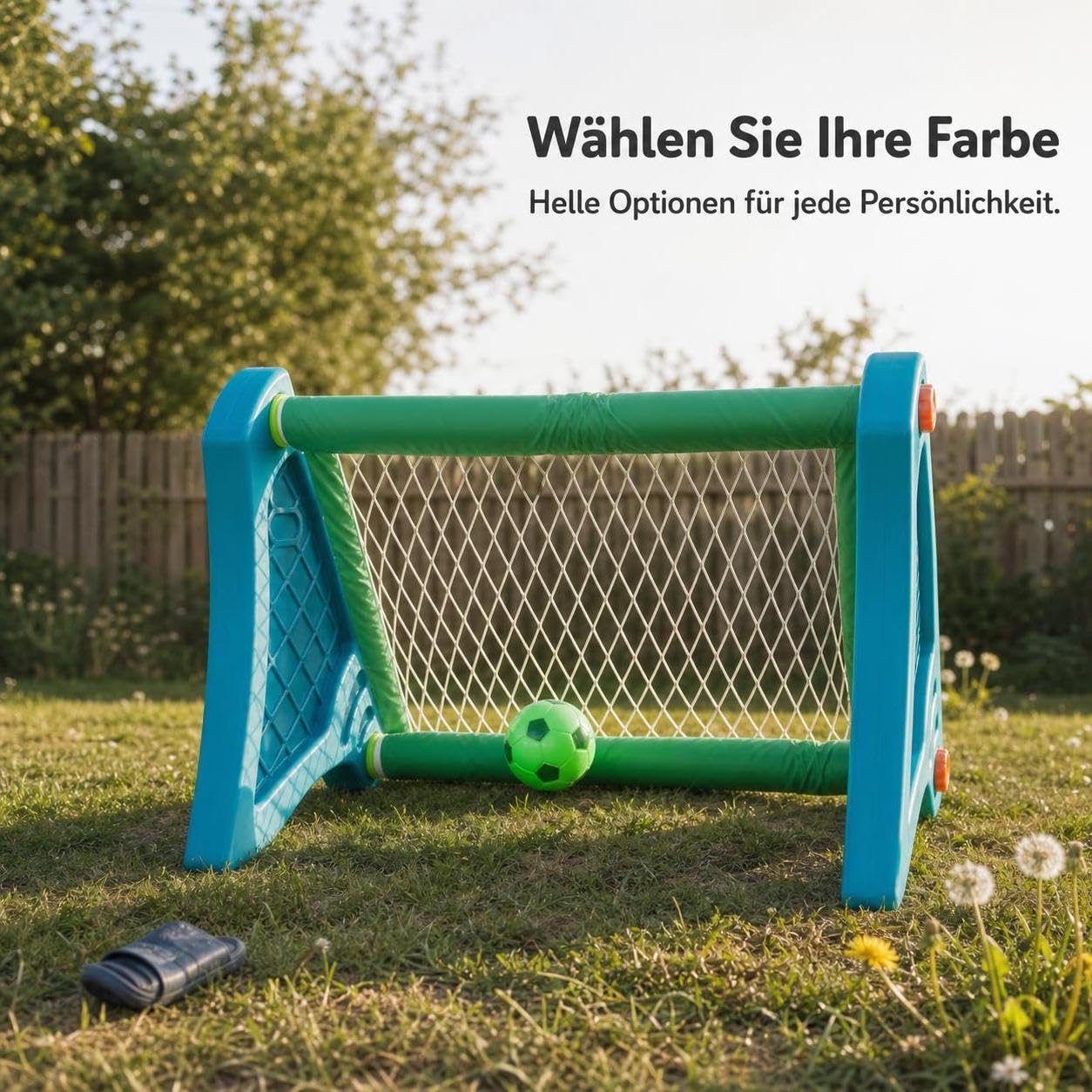 Mini Portería Fútbol para Niños Plegable, Juego Infantil Plástico para Interior y Exterior, para el Juego