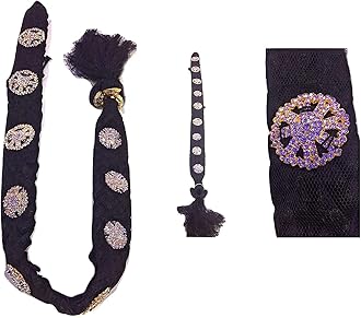 VAMA Fashions Bridal False Hair Choti Jada billalu Set of Kunjalam Bharatanatyam Kuchipudi Marriage Readymade Traditional Kunjalam jadai billai set for Women