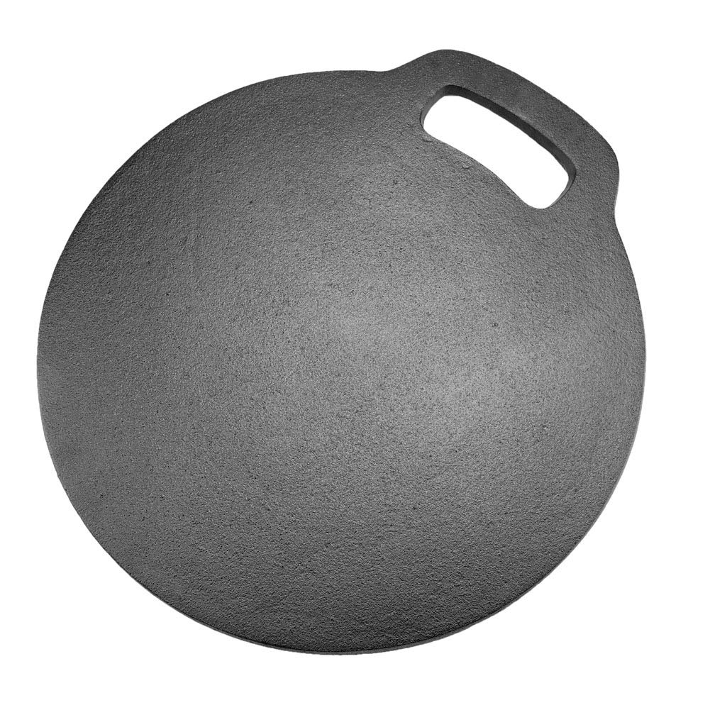 Piedra para Hornear Pizza de Hierro Fundido Antiadherente con Ergonómico Material Seguro y Duradero para un Delicioso Pan de Pizza Adecuado para Uso en Horno
