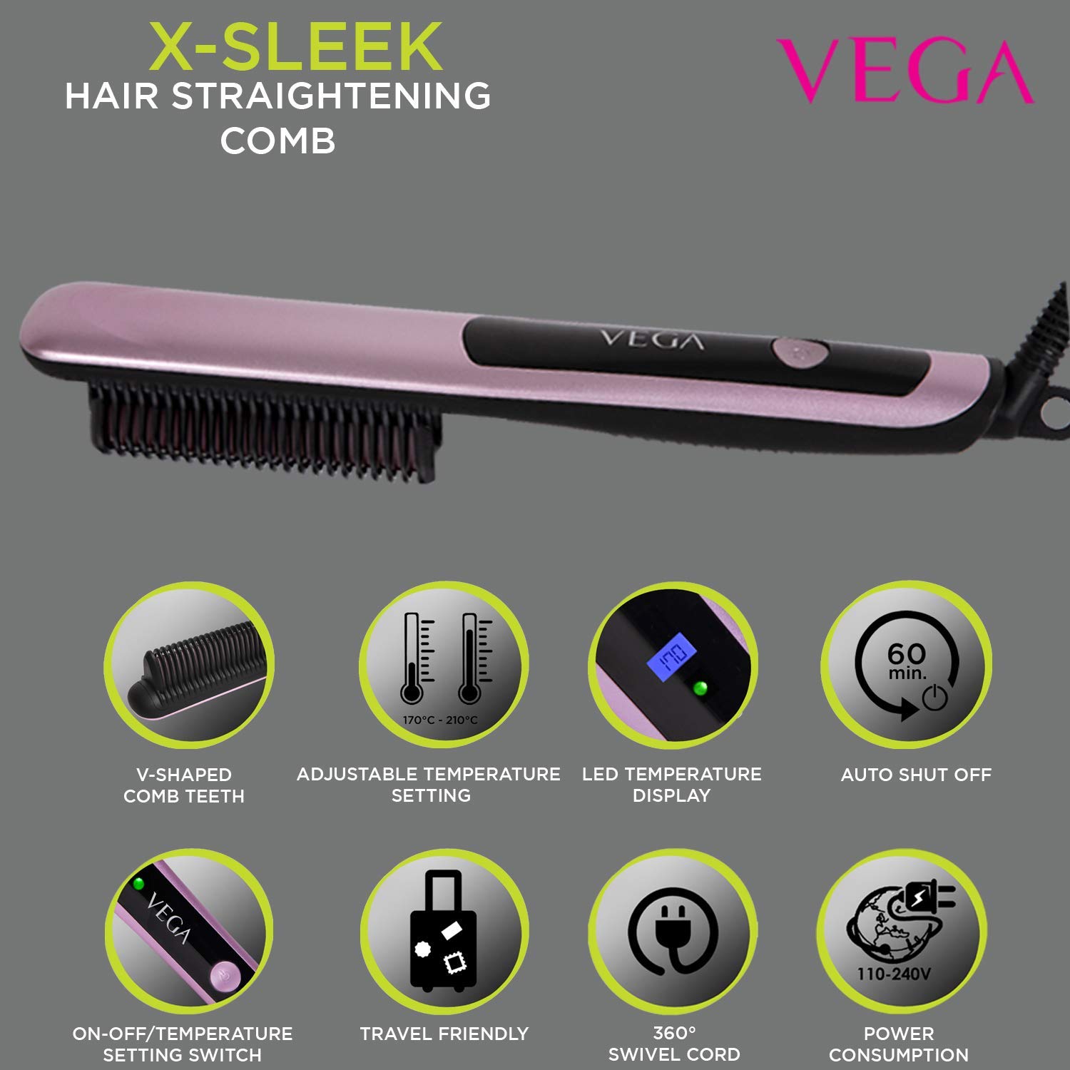 Top more than 142 vega hair straightener brush best tnbvietnam.edu.vn