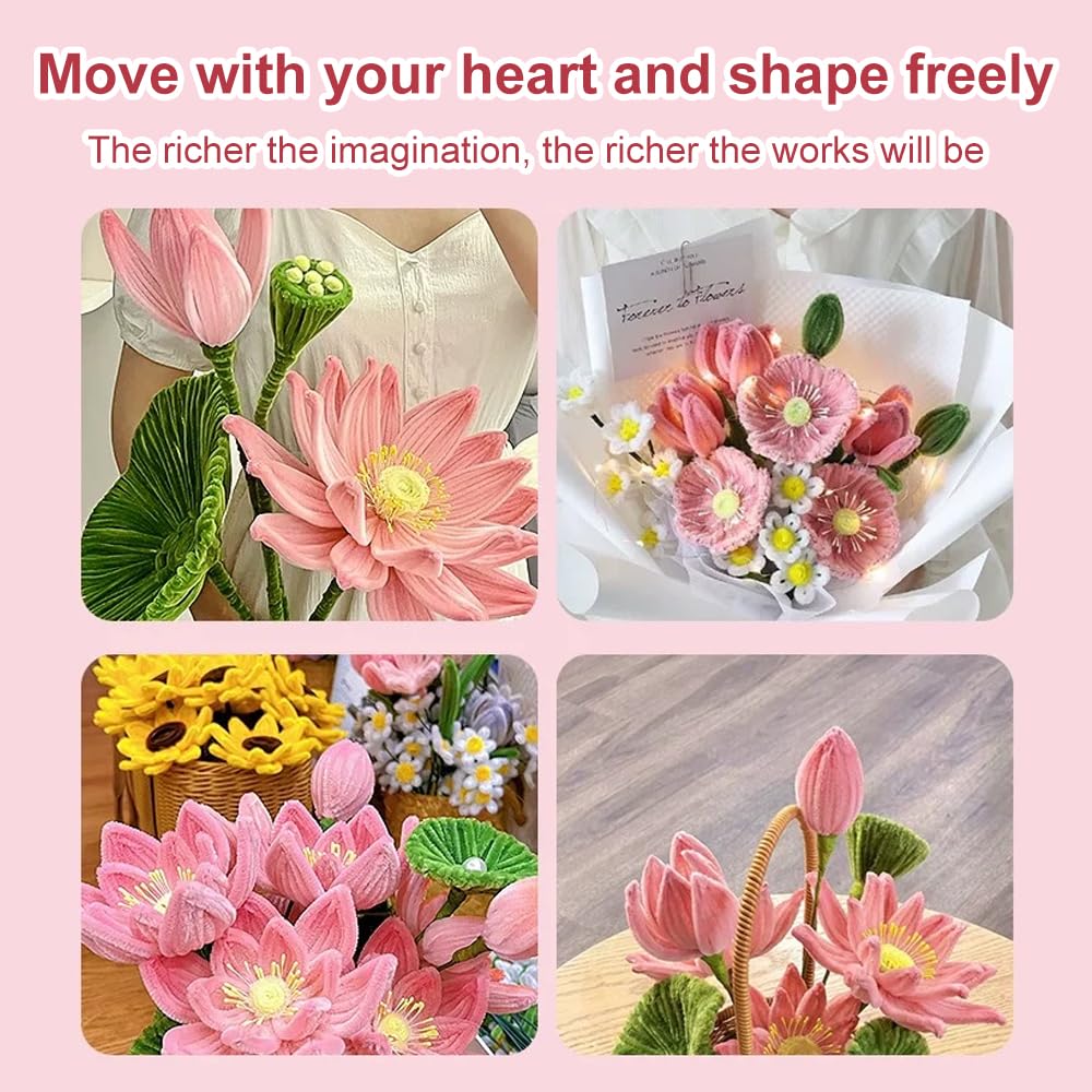 1260 Pezzi Pulitore Pipa Fiori Fai da te a Doppia Testa Pistile Pistilli per Fiori Finti per Bouquet Fai da te Decorazioni
