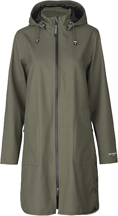 Ilse Jacobsen HORNBAEK Womens Rain128 Raincoat Army, 40