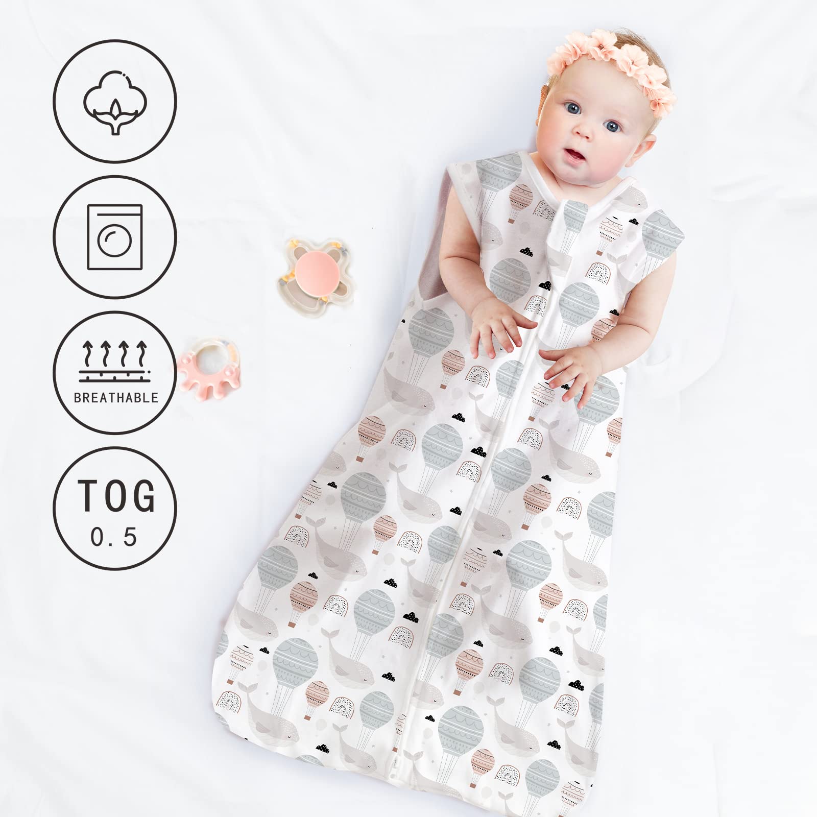 Newborn Sleepers LILBESTIE Baby Sleep Sack, Tog Toddler