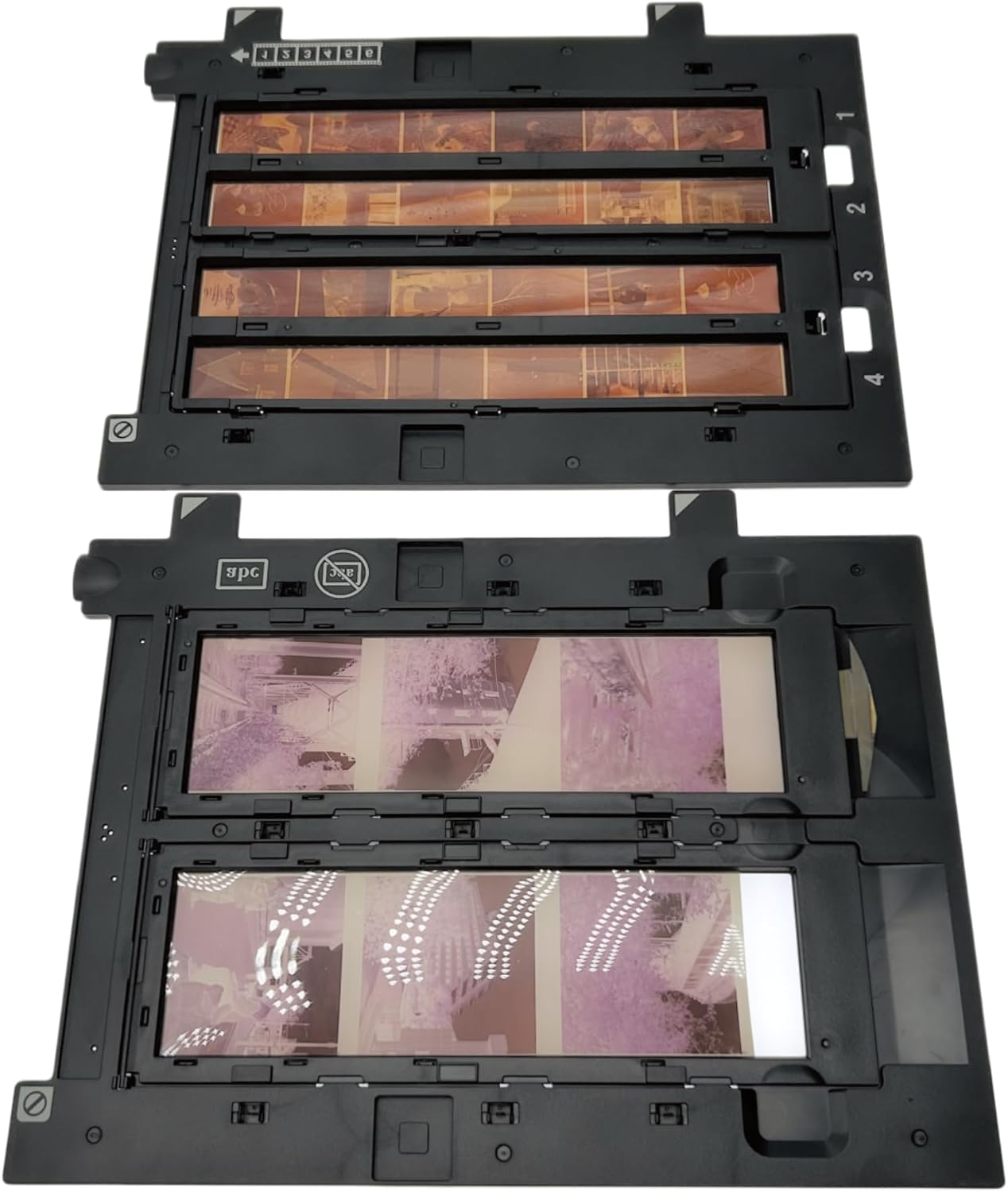 120/220 & 35mm/135 Medium Format Positive Photo Negative Film Holder Guide Compatible with Epson Perfection V700 V800 Photo V750 V850 Pro Scanner