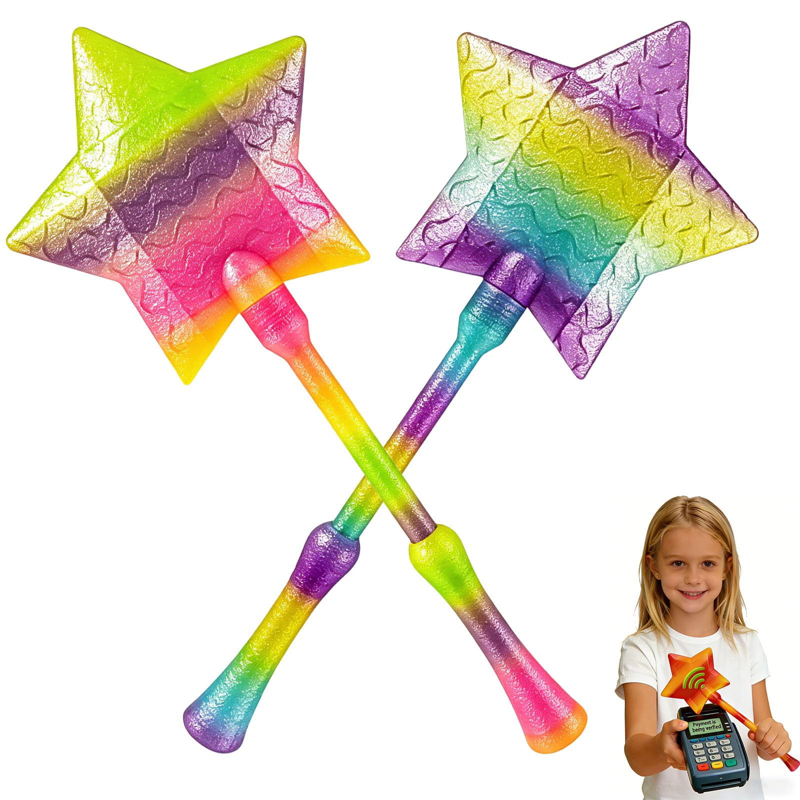 Credit Card Wand Tap to Pay Wand, 3D Printed Magic Wand Credit Card Holder