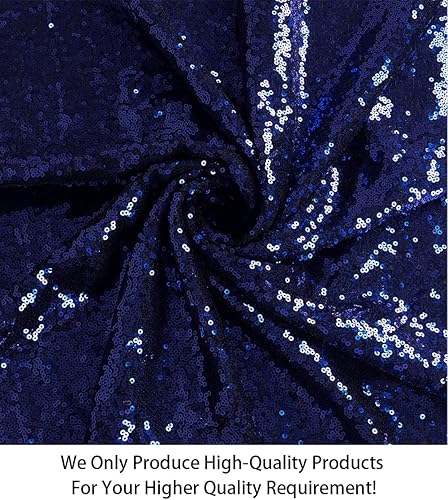 Miniatura 10 de ShiDianYi Mantel glamoroso de lentejuelas de 1 yarda para mesa de postre de boda, 49.2 in de ancho