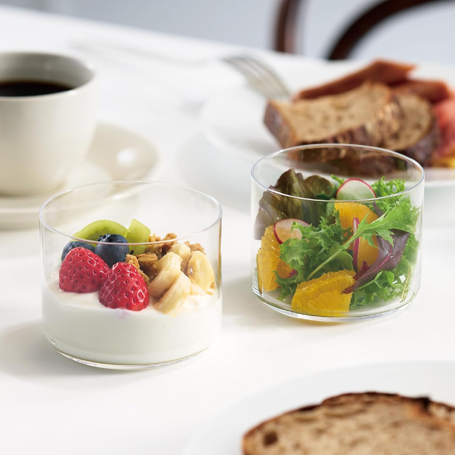Toyo Sasaki Glass USURAI B-09126CS Free Glass, 9.2 fl oz (260 ml), Good Design Award, Made in Japan, Dishwasher Safe, Fully Ion Strengthening, Rock Glass, Dish, Glass Cup, Thin, B-09126CS