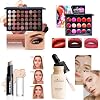 All in One Makeup Kit, Makeup Kit for Women Full Kit, Make Up Gift Set for Women, Makeup Essential Bundle Includes Foundation Eyeshadow Palette Concealer Lipstick Eyeliner Mascara Cosmetic Brush Set