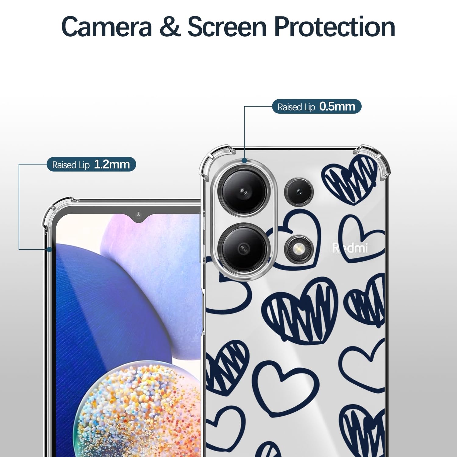 Custodia Per Redmi Note 13 Pro 4G / Poco M6 Pro 4G – Cover Sottile In TPU Morbido Con Motivo Floreale Trasparente (Girasole) – Protezione Antiurto
