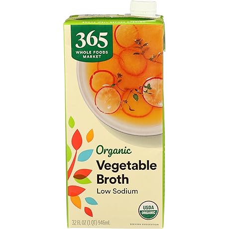 32 Oz Low Sodium Organic Vegetable Broth