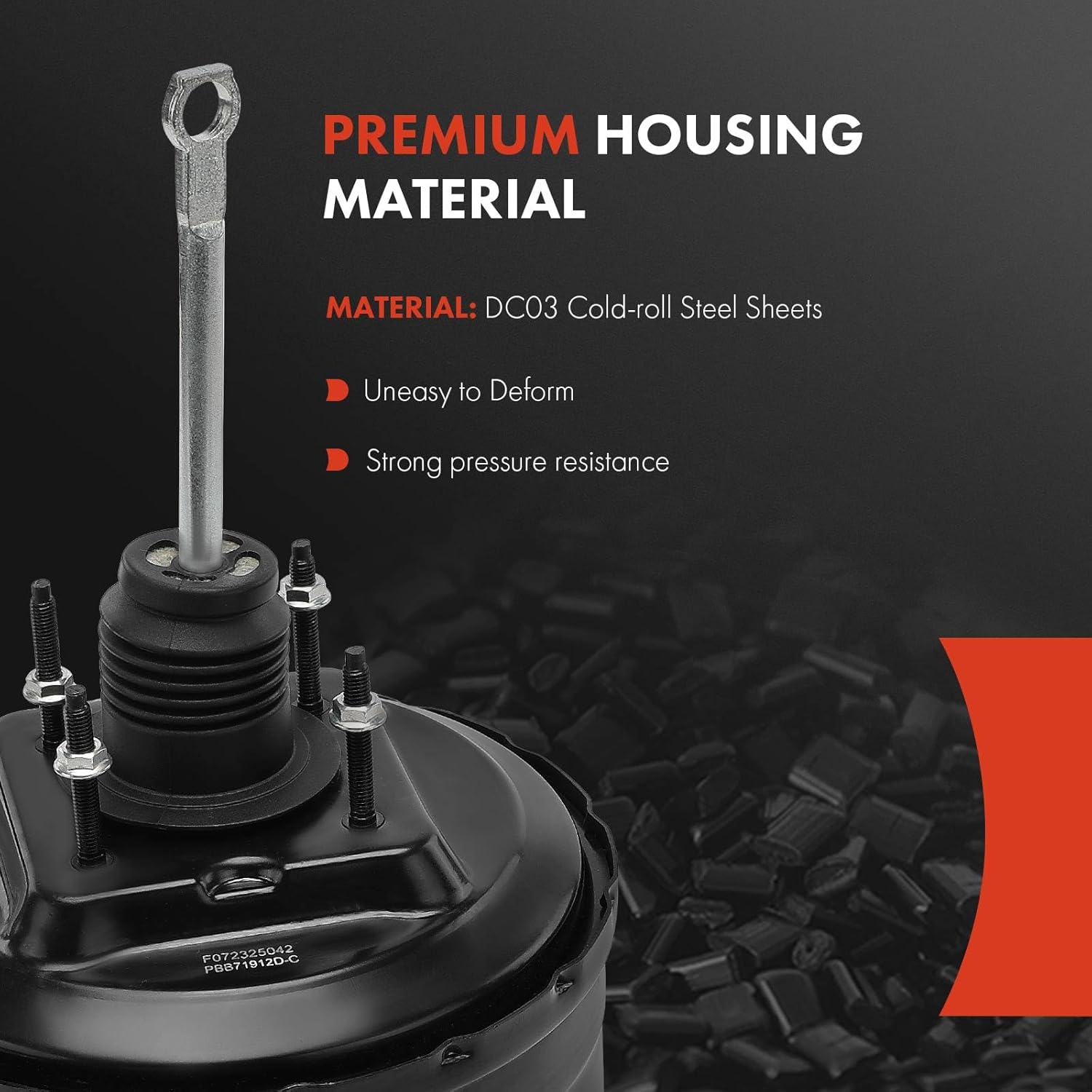 A-Premium Vacuum Power Brake Booster Compatible with Ford F-150 2004-2008, Lobo 2005-2008 & Lincoln Mark LT 2006-2008, 4.2L 4.6L 5.4L, Without Master Cylinder