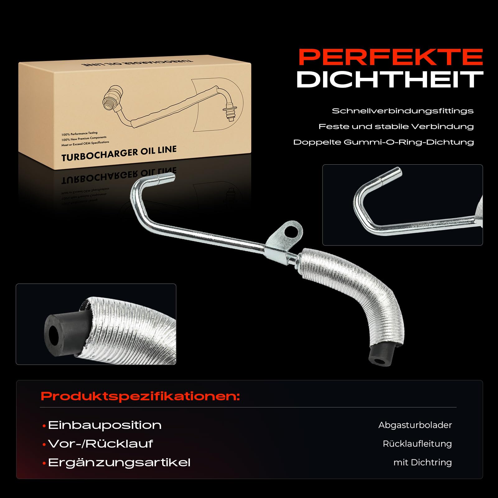 Tuyau D'Huile Turbocompresseur Frankberg - Compatible Opel Adam, Astra, Corsa, Etc. - Réf. 55567067