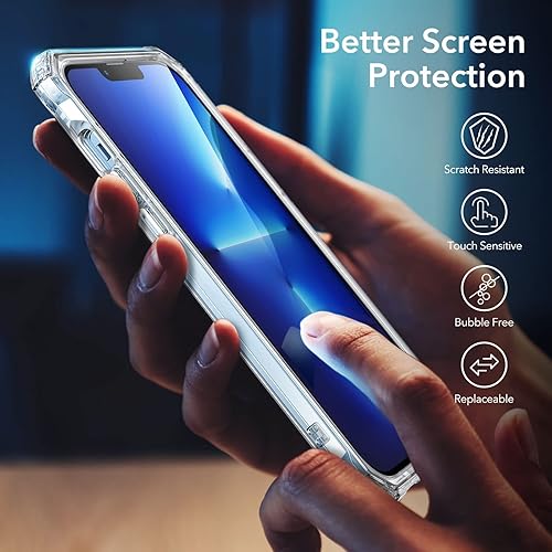 Miniatura 9 de ESR Air Armor 360 - Funda compatible con iPhone 13 Pro Max, compatible con MagSafe, protección contra caídas de cuerpo completo de grado militar,