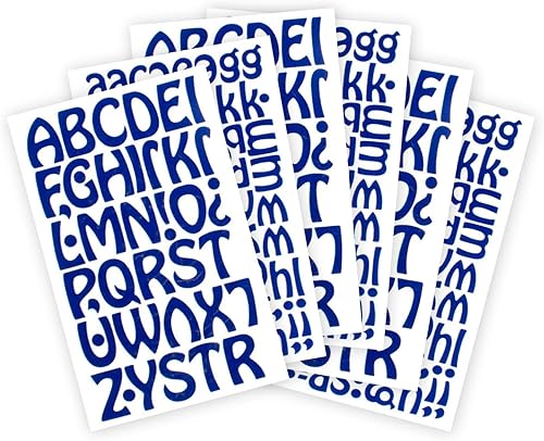 Paquete de bandada de transferencia termoadhesiva de letras frías de 1 12 pulgadas, 6 hojas rojas (rojo, 1 12 pulgadas)