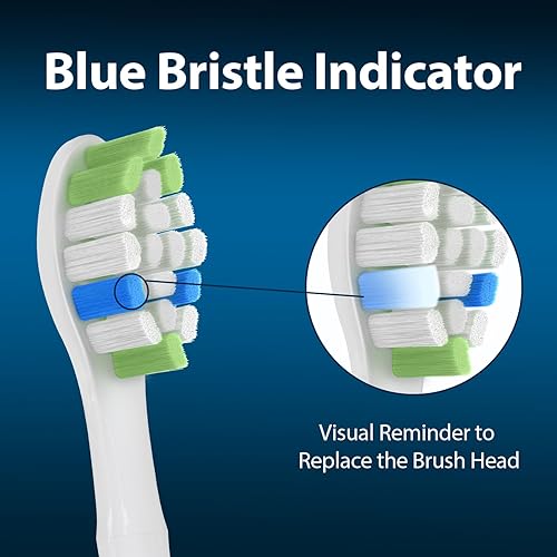 Miniatura 14 de Cabezales de cepillo de repuesto compatibles con Philips Sonicare ProtectiveClean 6100, 5100, 4100 cepillo de dientes eléctrico, cabezal de cepillo