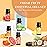 SALUBRITO Fresh Fruit Fragrance Oils Set, Essential Oils for Diffuser, Candle, Soap Making - Strawberry, Sweet Orange, Pineapple, Coconut, Bergamot, Grapefruit, 6X10ml