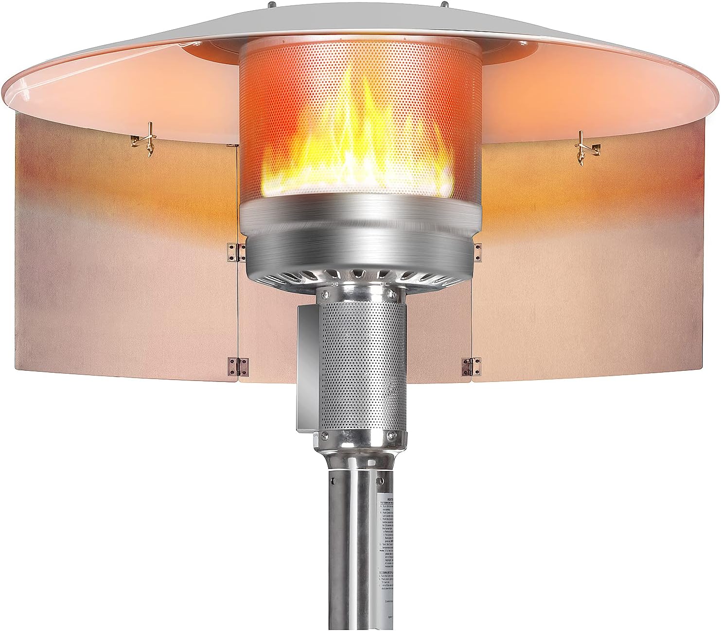 TANGXIA Patio Heater Reflector, Outdoor Foldable Heat