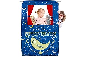 Newwiee Doorway Puppet Theater for Kids