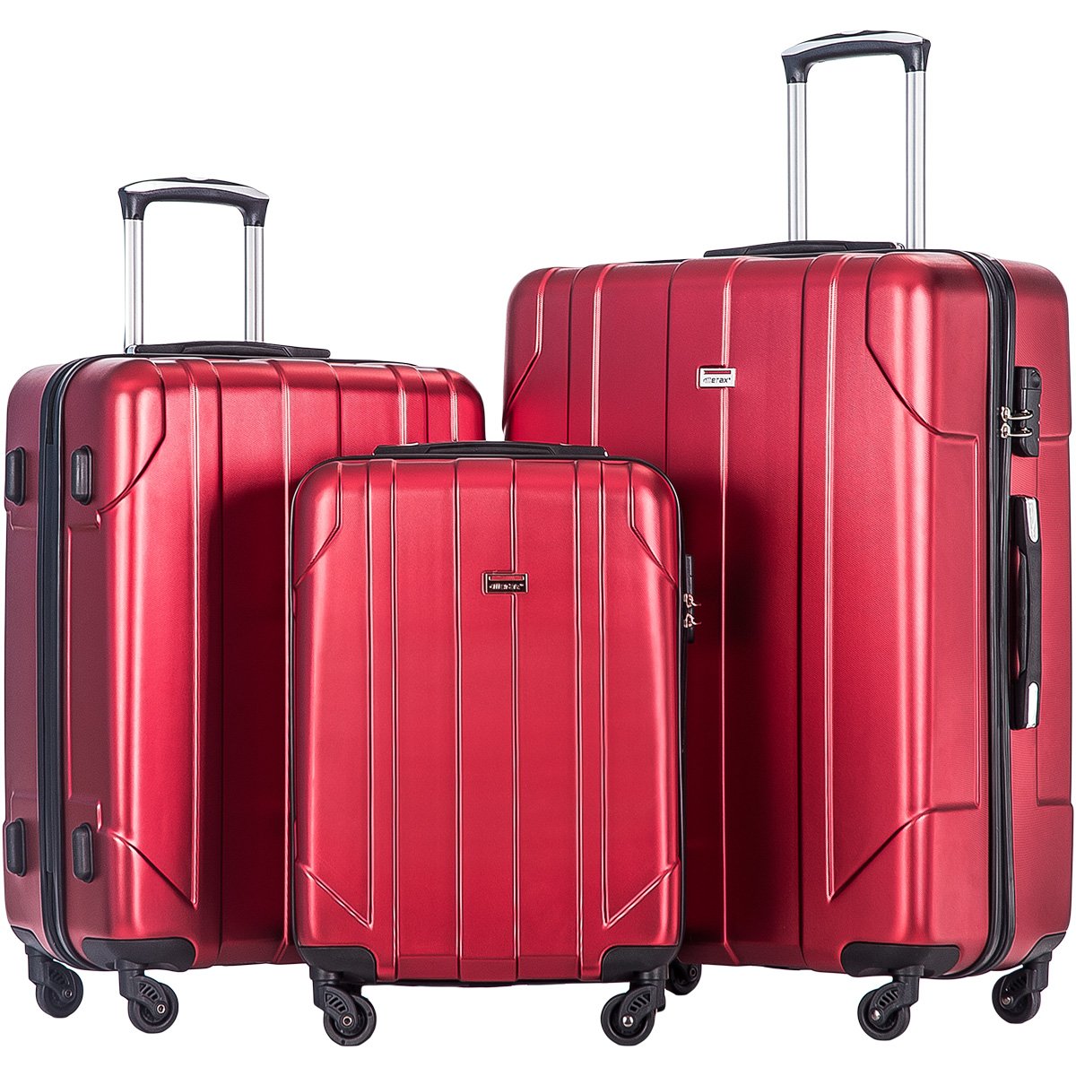 merax 3 piece luggage set