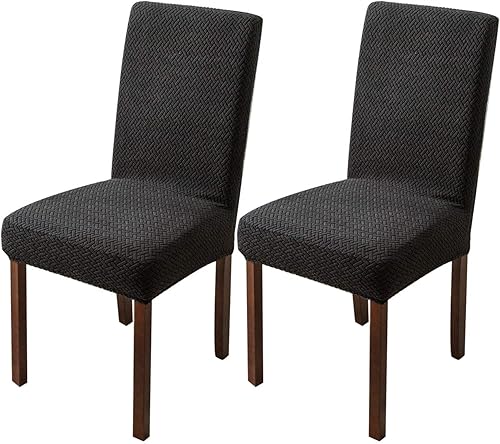 Vista 15 de Genina Juego de 4 fundas impermeables para sillas de comedor, fundas para sillas de cocina, fundas para sillas de comedor Parson, color caqui