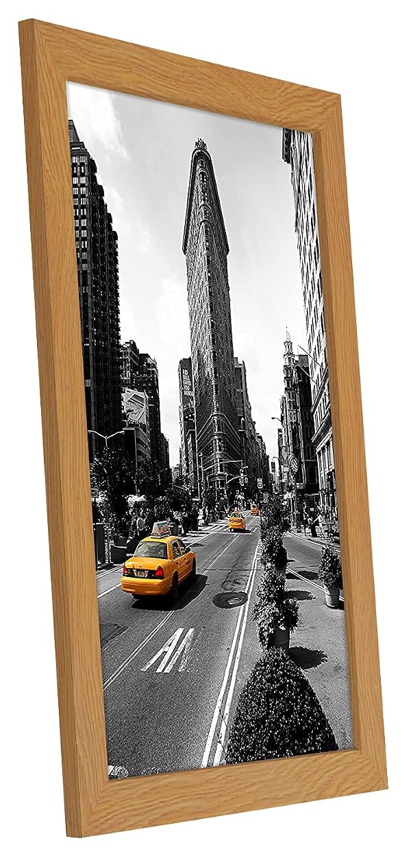 Americanflat 11x17 Picture Frame with Shatter-Resistant Glass - Signature Collection - Gallery-Style Frames Made of Engineered Wood - Photo Frame for Wall Display - Dark Oak by Americanflat - Image 7