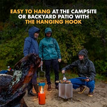 UCO Original Candle Lantern with 1 Long-Burning Emergency Candle, Original Collapsible Candle Lantern for Camping & Emergency Preparedness