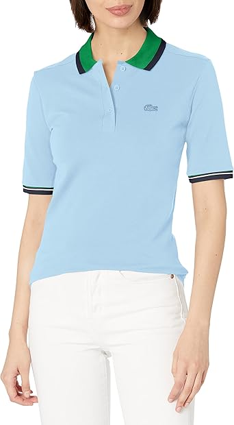 lacoste women's slim fit polo
