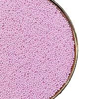 Vista 2 de Gránulos comestibles de perlas, chispas para pasteles, chispas de galletas, perlas de azúcar, perlas de caramelo comestibles, 4.59 oz, 4.6 onzas