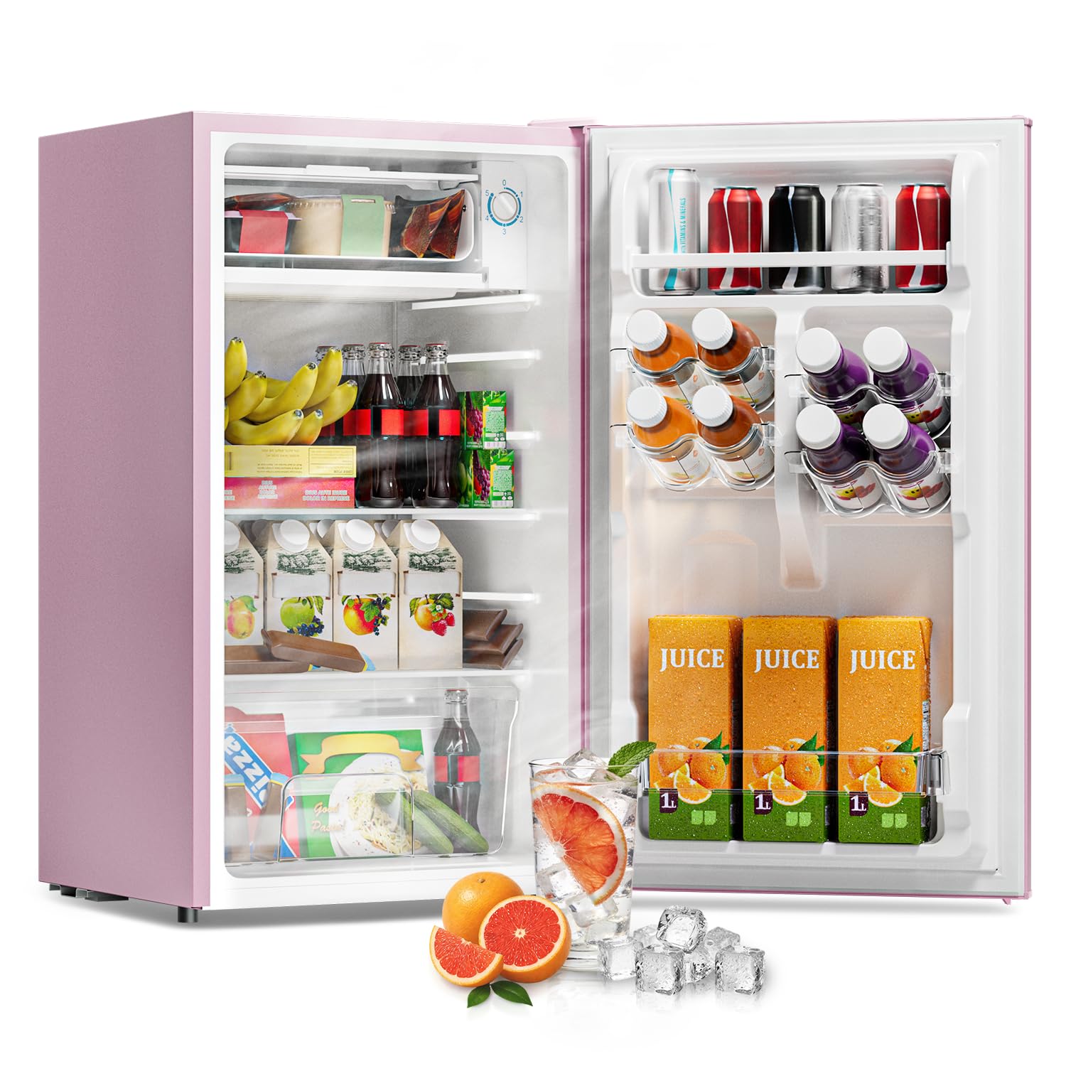 3.2 Cu Ft Mini Fridge with Freezer