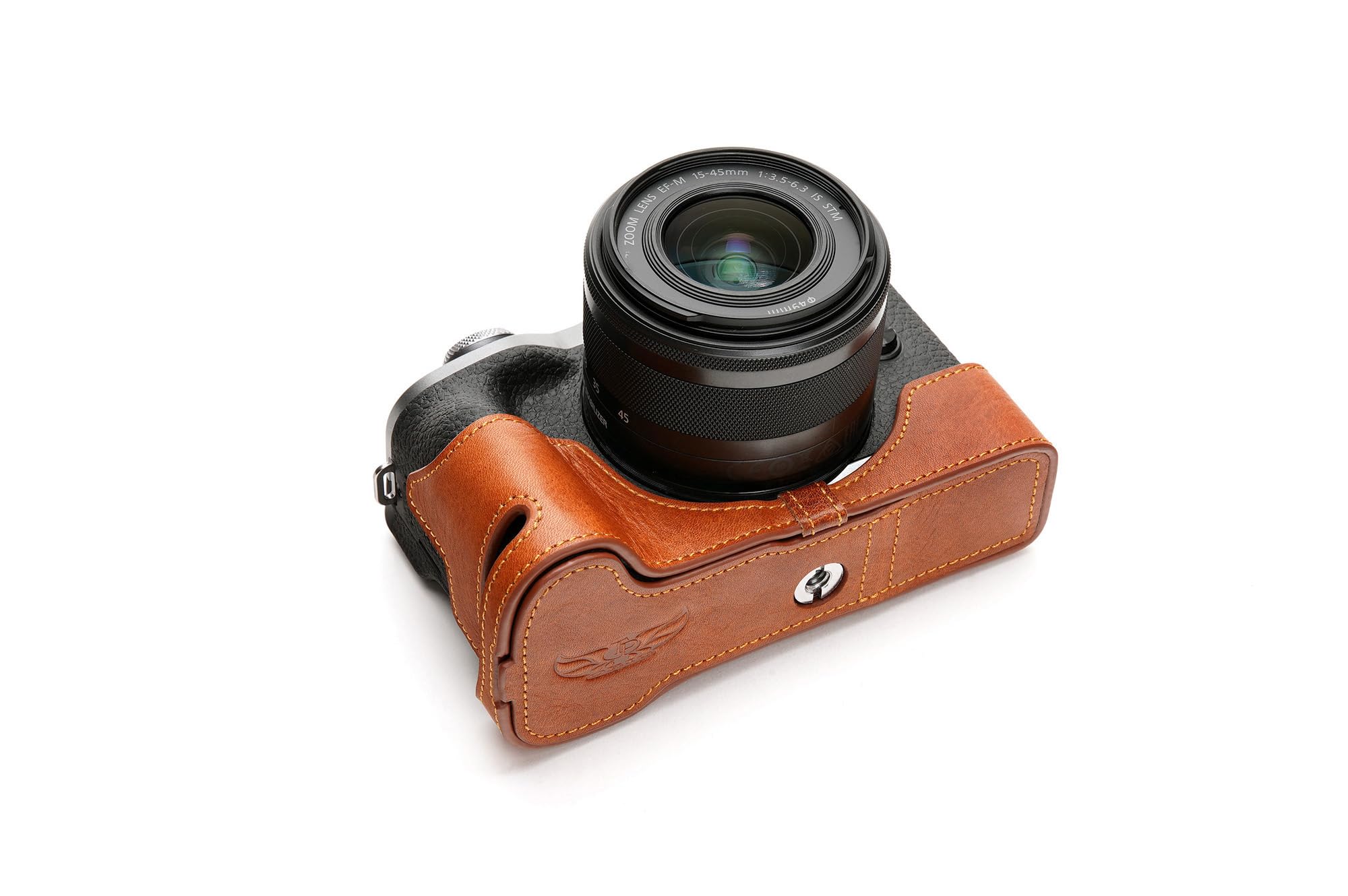 ■ 新同 ■ Canon CAMERA HOLDER L ■ 革ケース付 ■ Amazon.com : Genuine Real Leather Half Camera Case Bag Cover