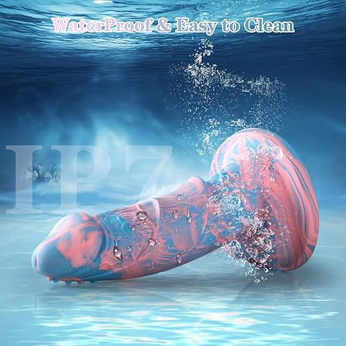 Miniatura 7 de Consolador monstruo enorme de 2.3 pulgadas de diámetro consoladores grandes de silicona de 8.5 pulgadas de grosor con venas y cuentas para