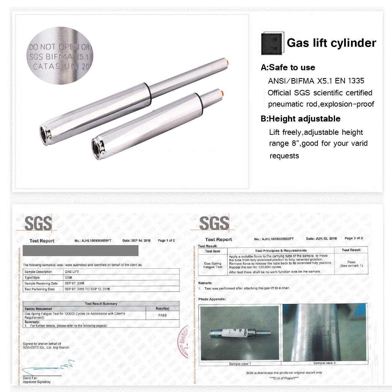 Kaleurrier Tabouret à roulettes avec roulettes Douces, Dossier rembourré Confortable, siège pivotant hydraulique Robuste, réglable en Hauteur