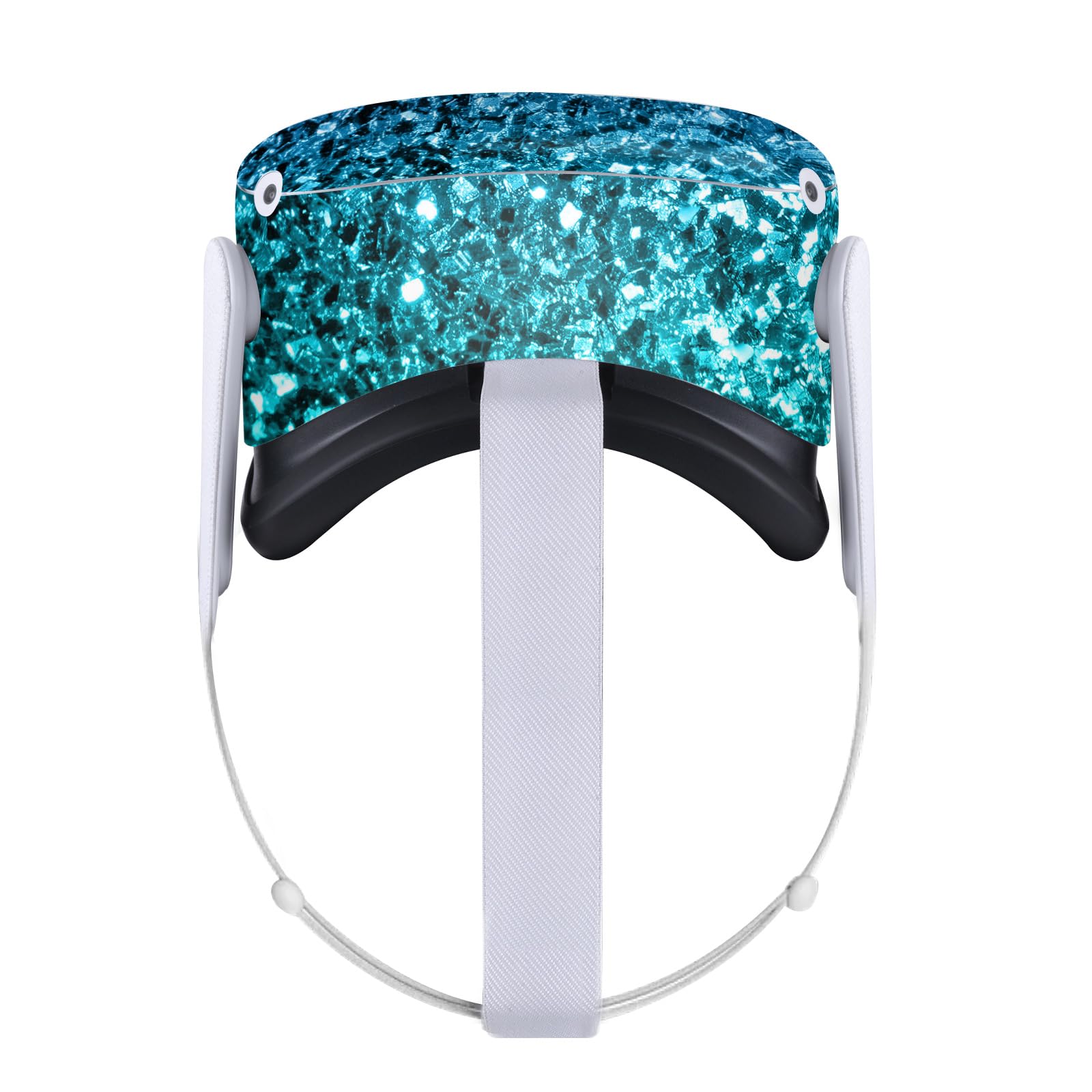 Head Case Designs Officially Licensed PLdesign Aqua Blue Art Mix Vinyl Sticker Skin Decal Cover Compatible with Meta Quest 2