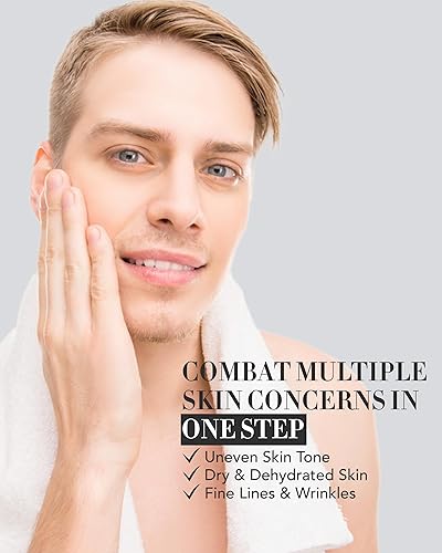 Miniatura 4 de (One-Shot Fluid, 6.1 fl oz – Cuidado integral de la piel para hombres, esenciales de viaje. Piel hidratada y revitalizada por LG Beauty. Aloe Vera,