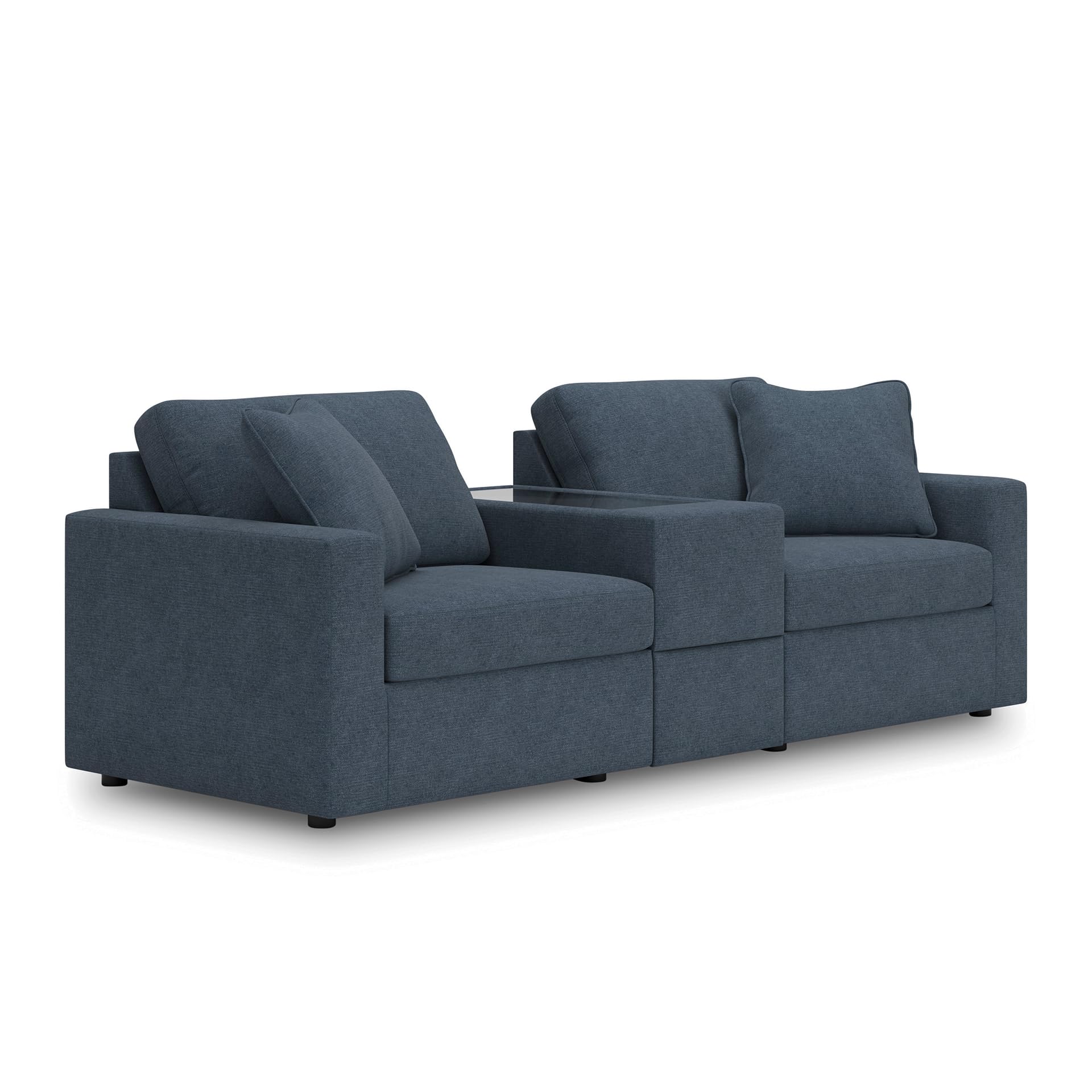Signature Design by Ashley Small Modular Sectional Sofa, Ink