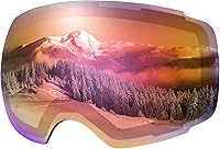 OutdoorMaster Ski Goggles PRO Replacement Lenses - 20+ Colors, Polarized & Photochromic, Anti-Fog UV400 Protection