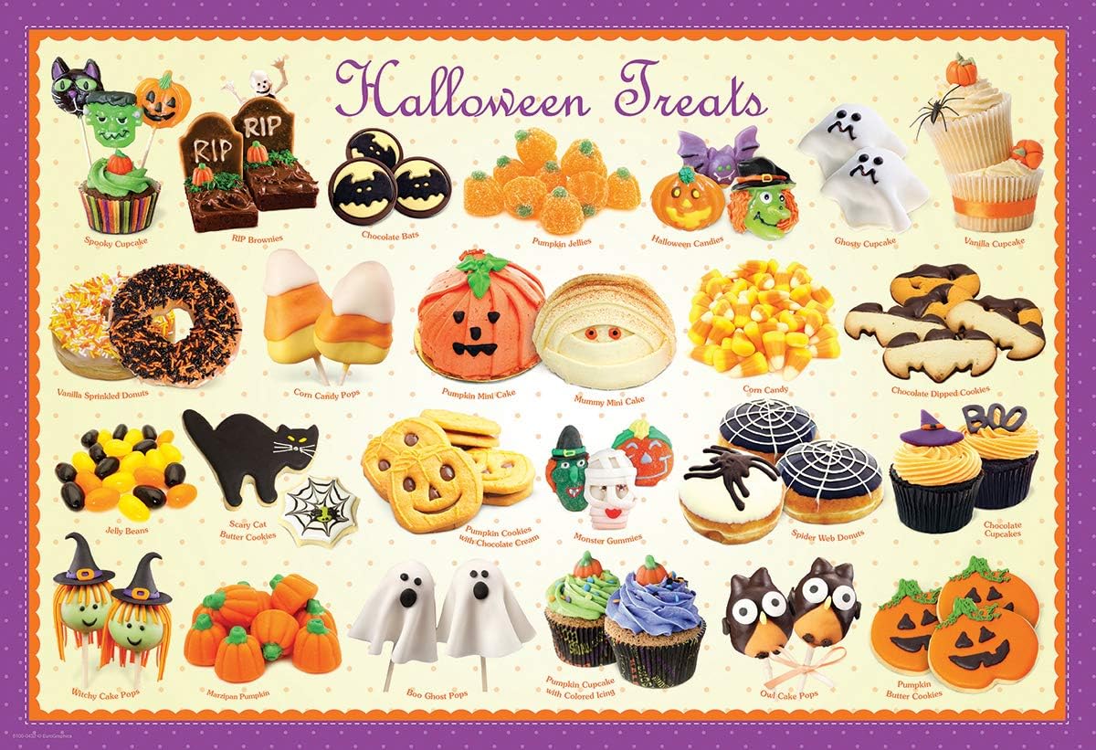 Halloween Treats Puzzle, 100-Piece