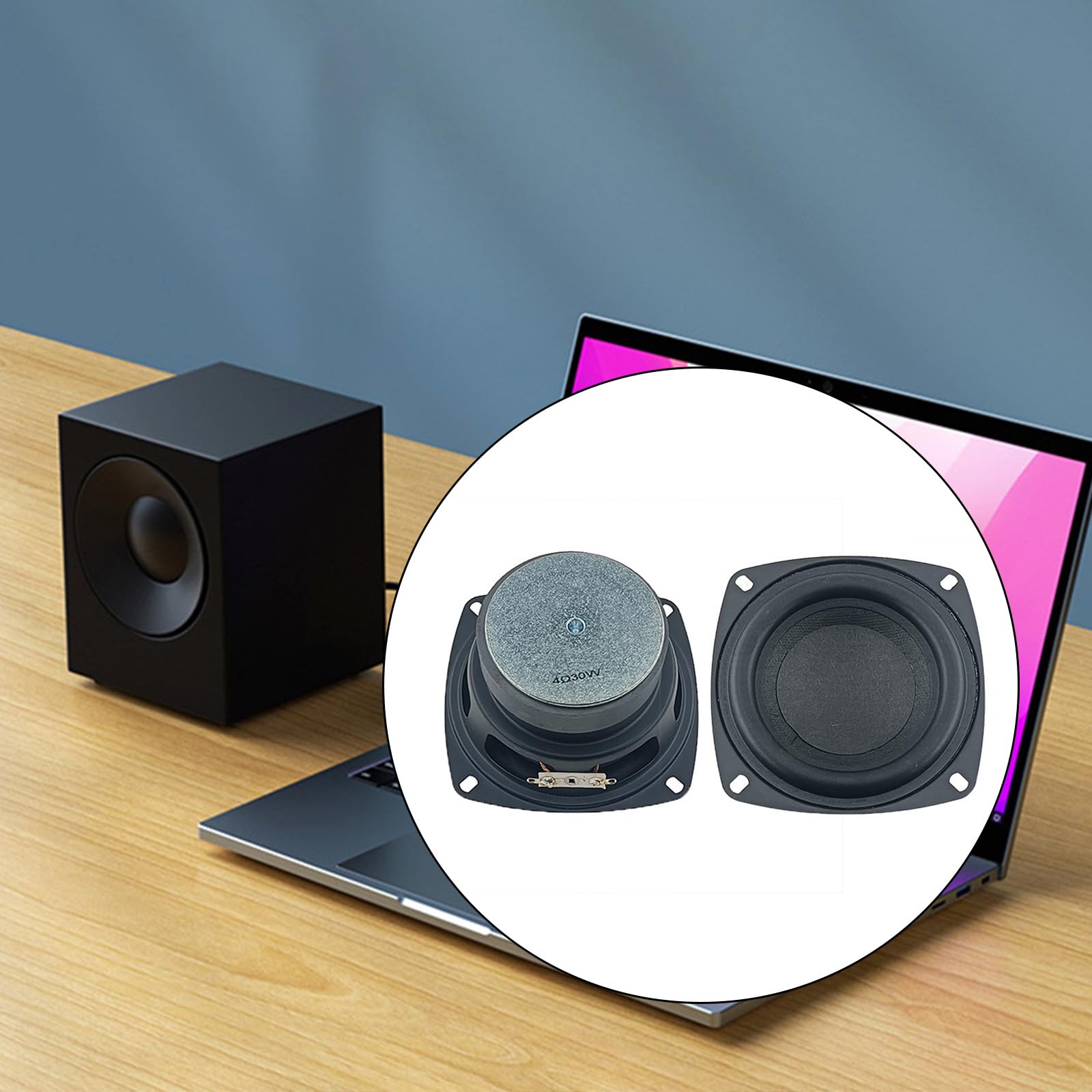 Amazon.co.jp: 1 セット 4 インチフル周波数スピーカープロジェクトに  