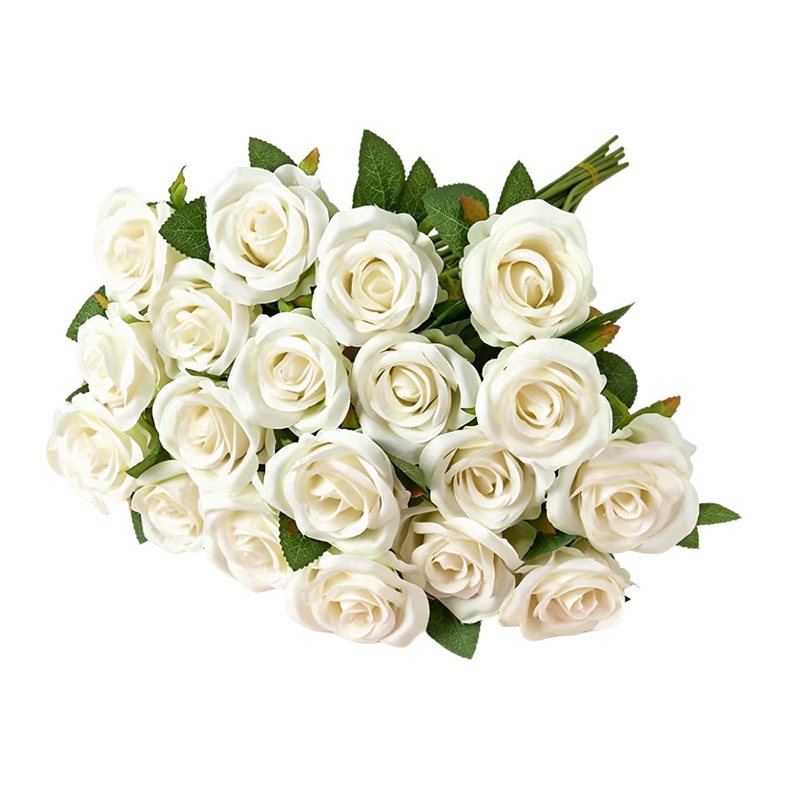 Künstliche Rosen, 60 Stück, Samt, Seide, für Dekoration, Haus, Hochzeit