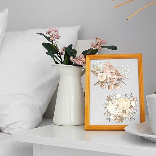 Miniatura 6 de 28 hojas de papel de álbum de recortes, papel floral de 6 x 6 pulgadas, papel de álbum de recortes de 5.64 ozm, papel decorativo para hacer tarjetas