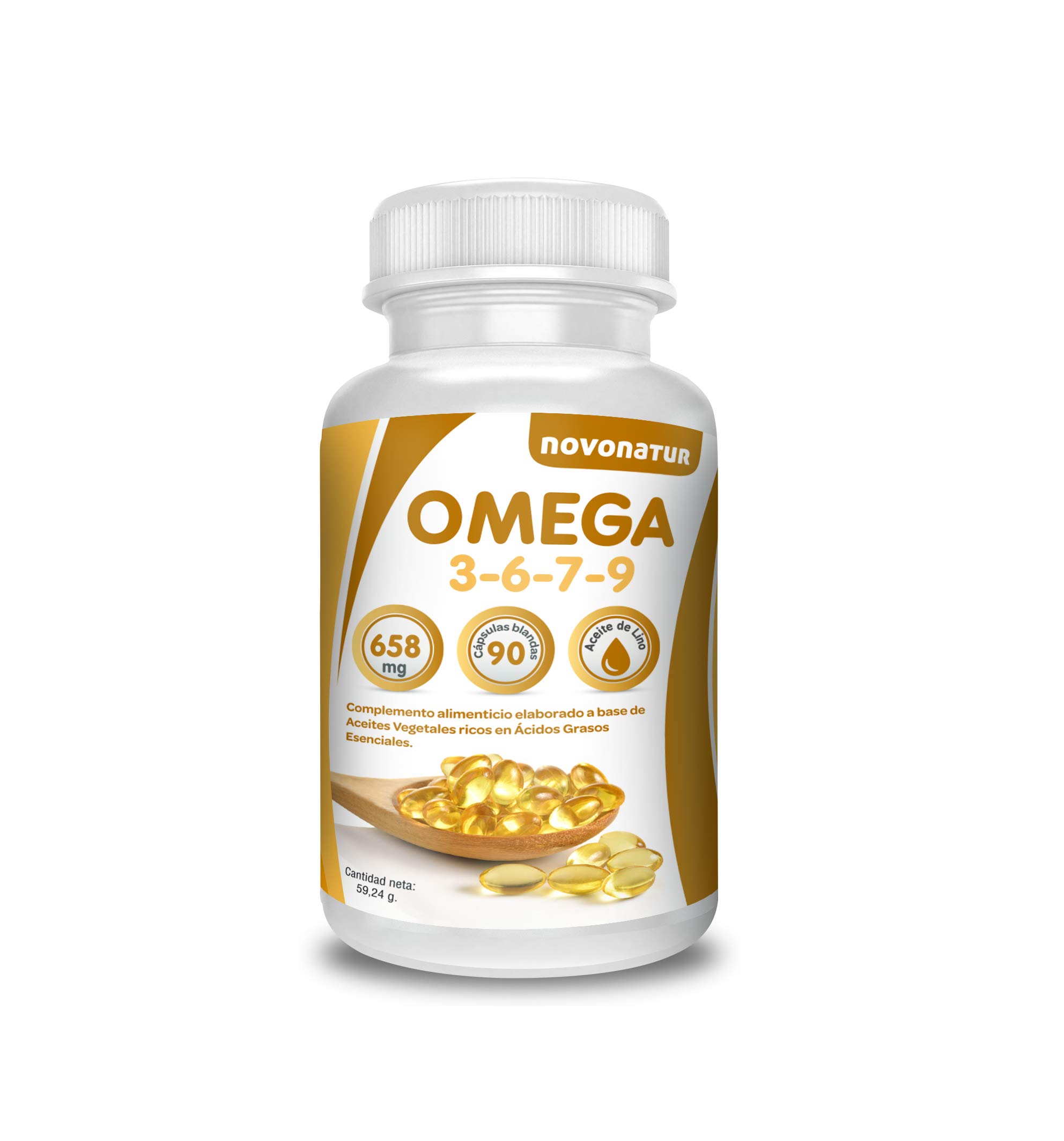 Omega 3 6 7 9, 90 Pearls enriched with Flax Oil, Evening Primrose, Olive,  Wheat Germ and Macadamia Nuts, Beneficial for The Heart, Sight and Brain,  novonatur: Buy Online in INDIA at desertcart
