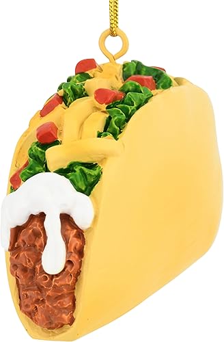 Miniatura 6 de Tree Buddees Adorno navideño de comida de tacos