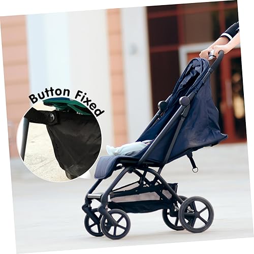 Miniatura 6 de TOYANDONA Cesta inferior para cochecito de bebé, bolsa de almacenamiento de tela Oxford, ahorro de espacio, ligera para uso diario